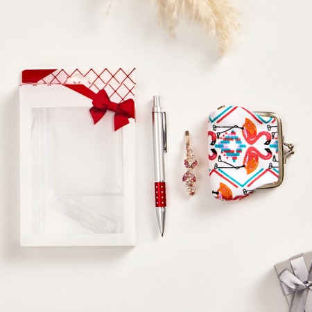Gift set 3v1 (pen, wallet, hairpin)-3