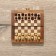 Chess pockets, board 12.5x12.5 cm, tree shisham