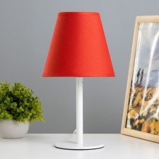 Desktop lamp Jack 1x15W E14 white/red 18x18x32cm Risalux