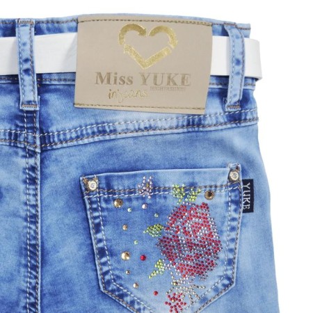 Jeans for girls, height 128 cm-4