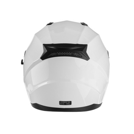 The helmet integral with two visors, size M (57-58), model BLD-M67E, white glossy-7