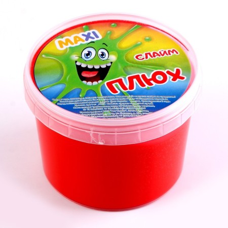 Slime "Plus" red, container, 500 g