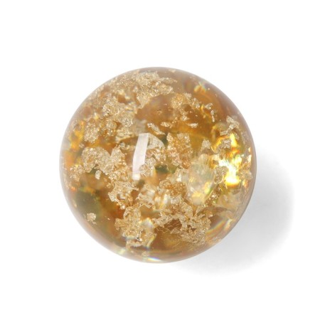 Handle button Cappio PK106, D = 25 mm, plastic, color gold-2