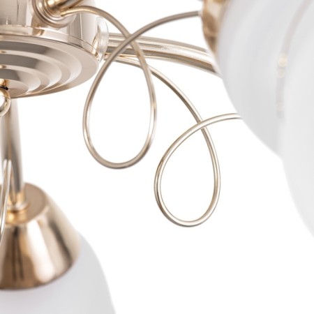 Chandelier Ceiling relic 5x40W E27 gold 60x60x30 cm-7