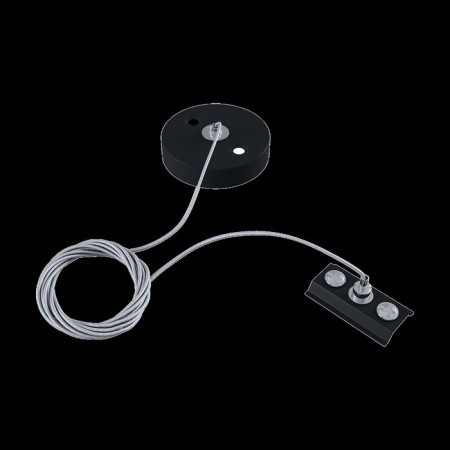 Cable suspension 1 pc, technical tra001cw-11b, 200x3,2x3.2 cm, black color-3