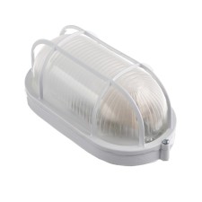 Lamp NBP 04-60-002 UHL1, 60W, E27, 220V, IP54, with a lattice, white