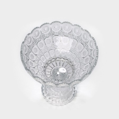 Glass vase on the fruit leg Mey-ji, d = 23 cm-1