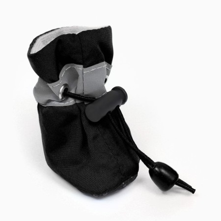 Dog boots "comfort" with weighting, set 4 pcs, size 3 (4, 5 x 3, 5 cm), black-1