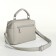 Women's bag with lightning, textura, average size, color gray