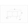 Tumbling bedside Astoria 2, 510x380x530, white/ white MDF 19mm