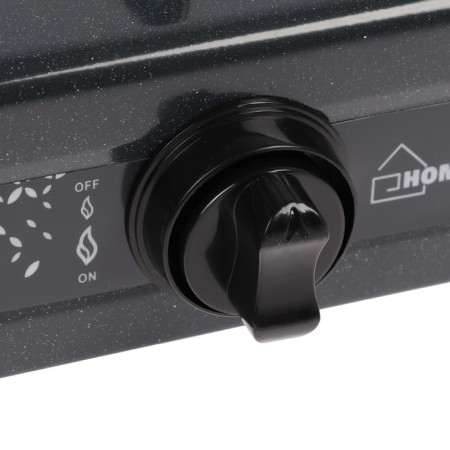 Gas tiles Homestar HS-1201, 1 burner, dark gray-2