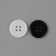 A set of buttons, 4 punctures, d = 12.5 / 15 / 17.5 mm, 80 ± 4 pcs, in a container, black / white color