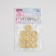 A set of wooden buttons, 2 punctures, d = 15 × 3 mm, 10 pcs