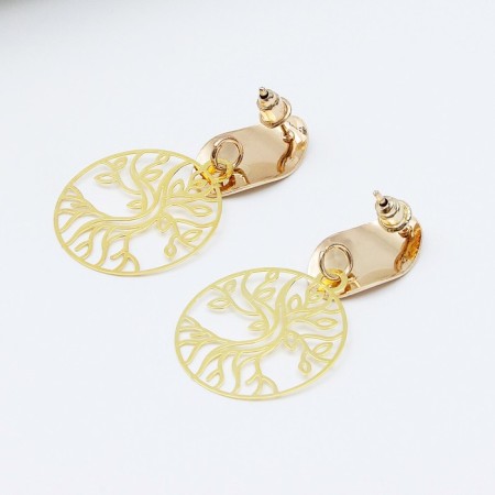 Earrings "Luck", 2.5 x 4 cm-4