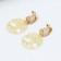 Earrings "Luck", 2.5 x 4 cm