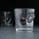 A glass "impenetrable", with a chip and a cube, for whiskey, 250 ml