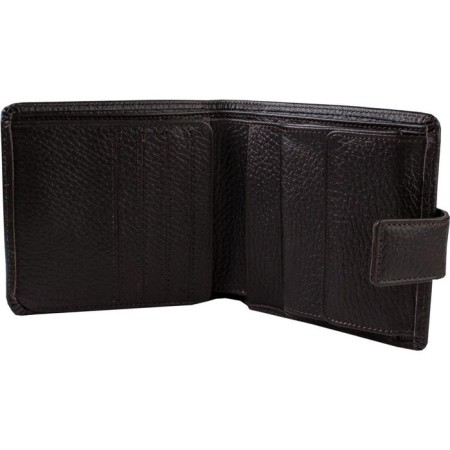 Purse n/k, button, brown color-1
