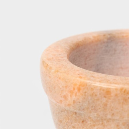 Stupa with a pestle Magistro "Marble", 10.5 × 7 cm, stone, color peach-4