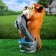 Garden figure "Cat Fisherman Medium" 41x23x18cm