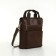 Male bag, igermann, brown color
