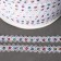 Belaya guipure braid with sequins 1.5 cm, in a roll 548 m