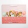Gift package laminated, packaging, “with love”, l 40 x 31 x 11.5 cm