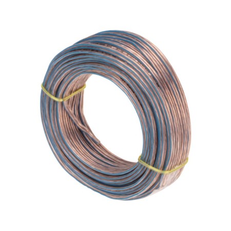 Acoustic cable Rexant Blueline, 2 x 0.50 mm², transparent, mini-Bukhta 20 m-1