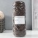 Knitting cord 100% polyester, width 3 mm 100m (chocolate)