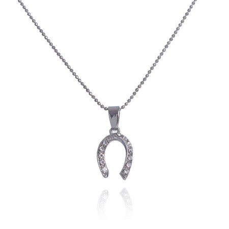 Piece "Snow", white color in silver, 45 cm