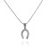 Piece "Snow", white color in silver, 45 cm
