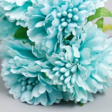 Flowers for decorating "Astra azure" 1 bouquet = 6 colors 10 cm-2