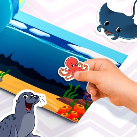 250 stickers "Funny animals", 8 p.-4
