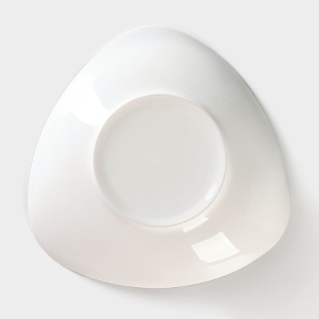 Porcelain serving “Aurora”, 500 ml, d = 19 cm, white color-4