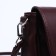 Richet bag on a magnet, outer pocket, long belt, burgundy color
