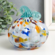 Сувенир "Тыква" d 120* h 120 мм. (в стеклокрошку) Разн. (З.Х.)