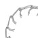 Collar - half -storage is strict, 3 mm x 50 cm