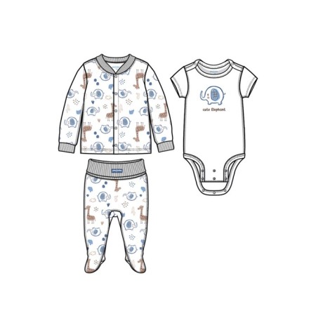 A set for the boy PlayTode: body, blouse, slider, height 62 cm-2