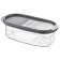 Container for bulk products EMHOUSE, food, with a dispenser lid, 600 ml