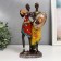 Polystone souvenir "Young couple from Africa" ​​MIX 31.5x8x16 cm