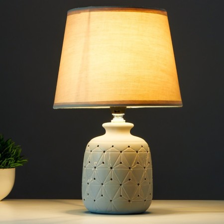 HELP lamp 16735/1wt E14 40W White H.31cm Risalux-1
