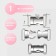 Fastex 30 mm, metal, load up to 35 kg, silver color