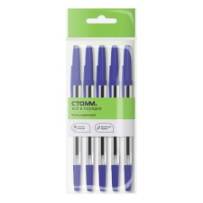 A set of ballpoint pens 5 pieces of 