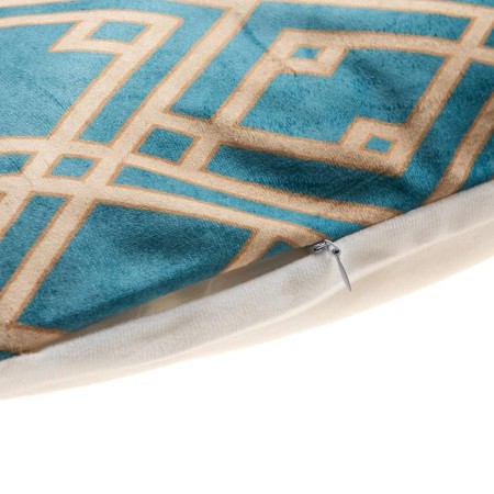 Pillowcase decorative Ethel "Emerald" 40x40 cm, velor, 100% p/e-4