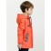 Windbreaker for boys, height 110 cm, orange color
