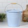 Bucket, 12 l, with a lid, blue color