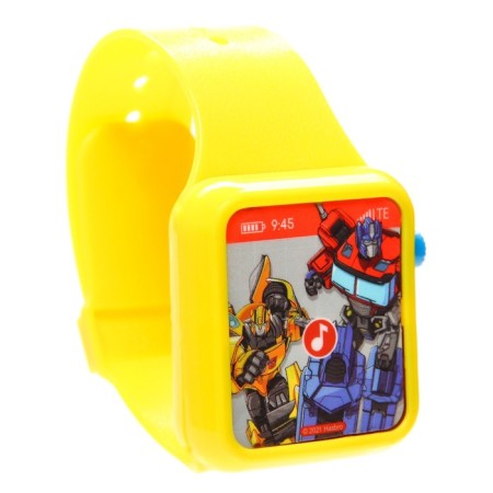 Musical watch "Transformers", sound, yellow color-3