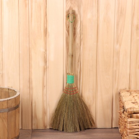 Rice broom with a bamboo pen, 23x60 cm