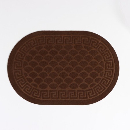 Rapid -shaped moisture -entering “scales”, 40 × 60 cm, brown color-1