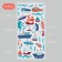 Interior color sticker "Sea transport" 30x60 cm