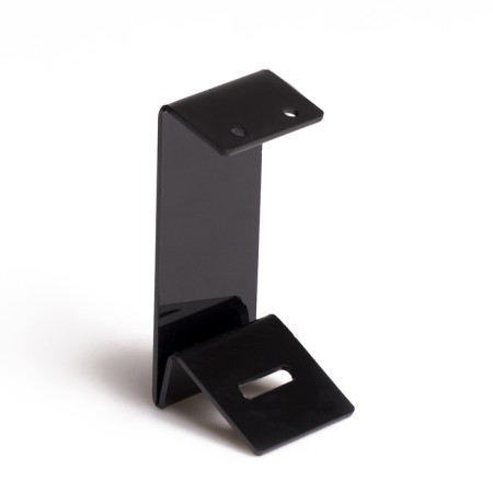 Earrings stand, ring, 4 × 4.5 × 9.5 cm, thickness 1.5 mm, black color, in a protective film-1